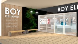 Design, manufacture and installation of stores: Boy Electronic Shop, Trat Province